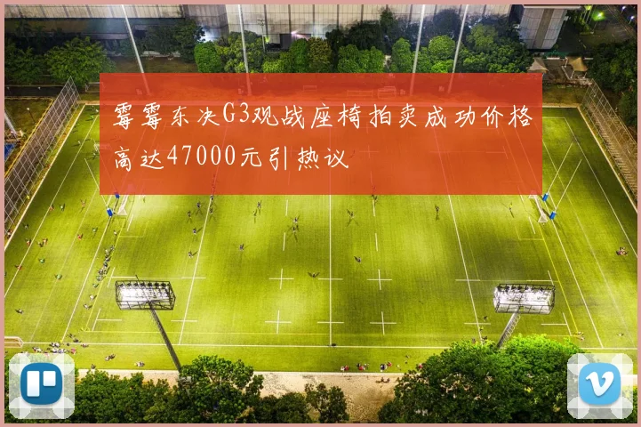 霉霉东决G3观战座椅拍卖成功价格高达47000元引热议